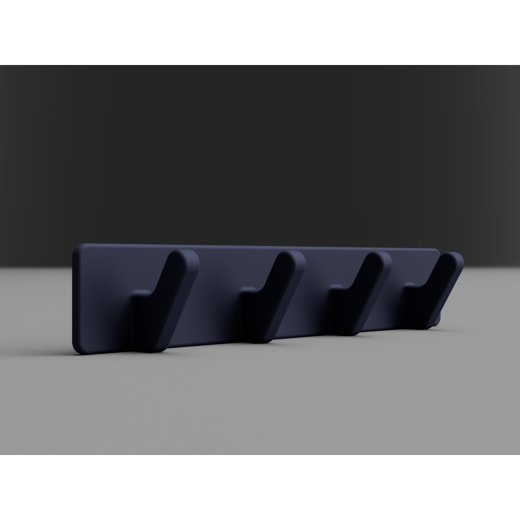 Suporte de ganchos modular impresso em PLA