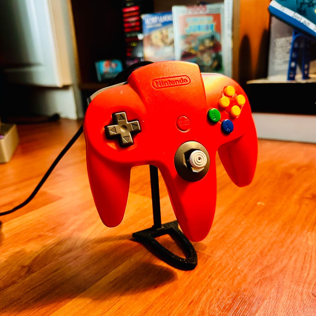 Suporte de exibição do controlador Nintendo 64 (N64) – Menos de 13g e 26 minutos de tempo de impressão!