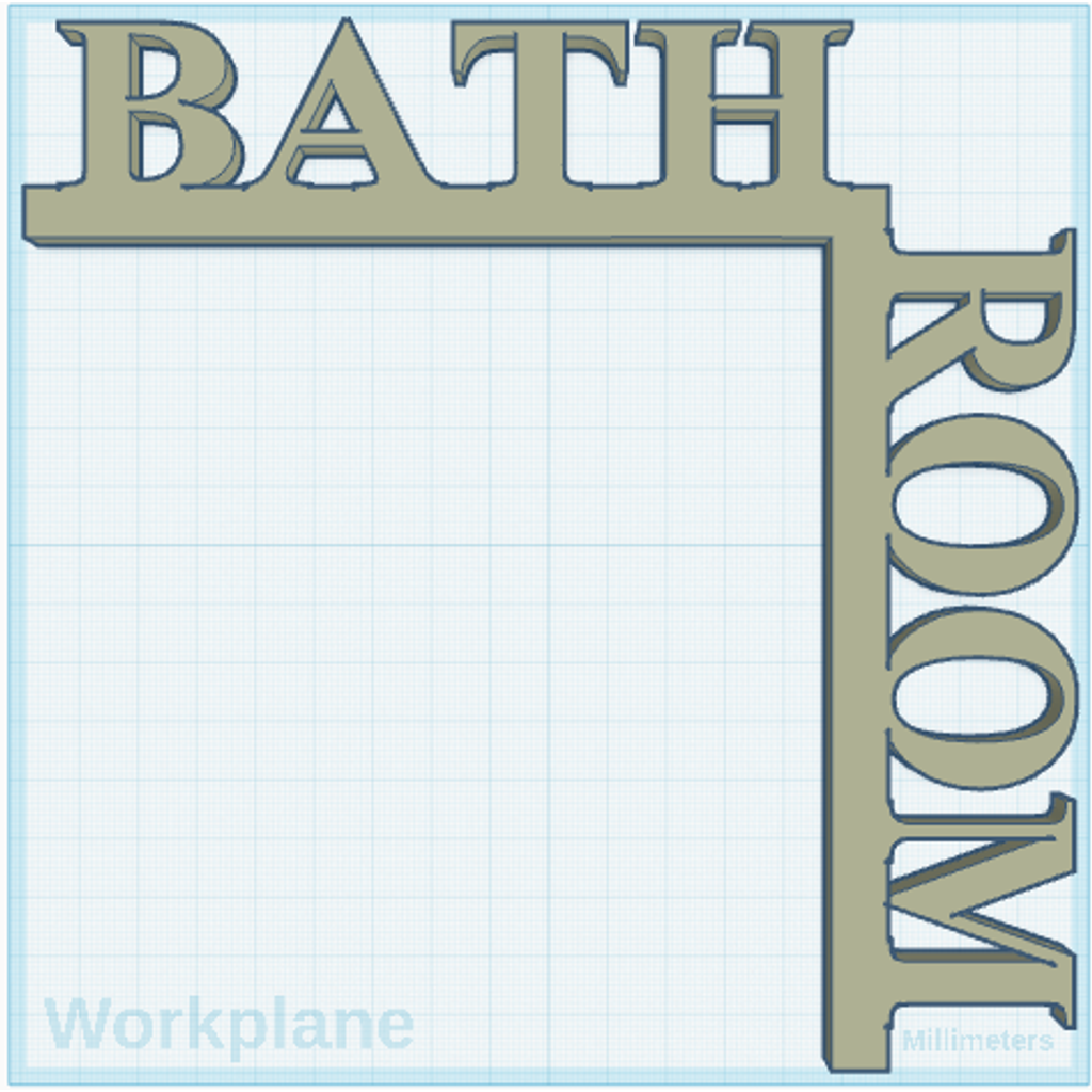 Bathroom Name - RIGHT