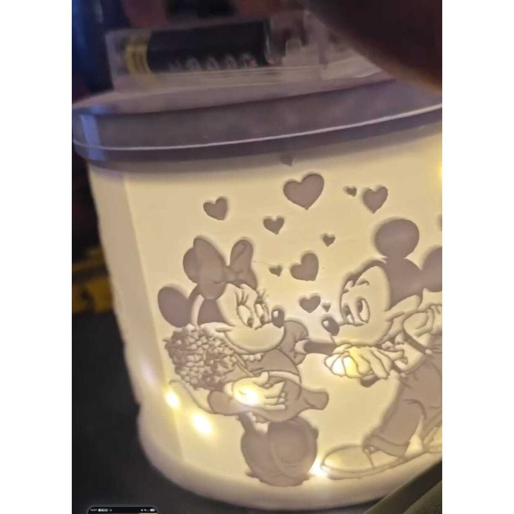 Disney LED-Lampe / Lithophane Lamp – Mickey & Minnie