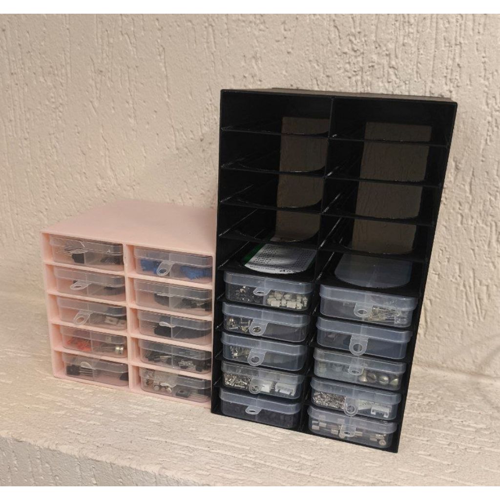 Small parts box organizer (10/20 slots)