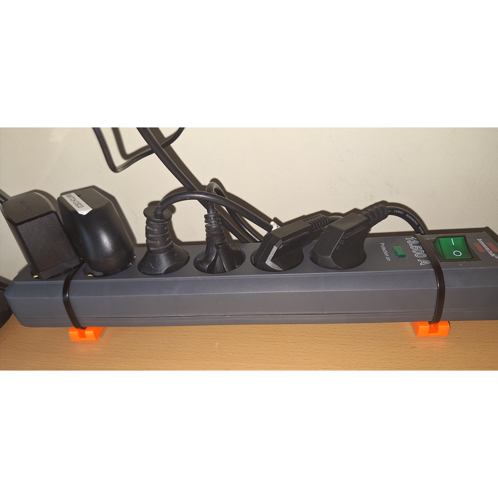 Suporte de mesa para régua de energia