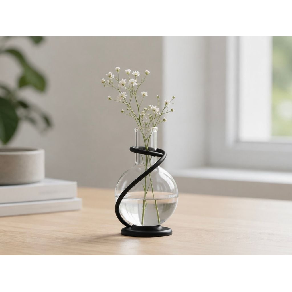 Suporte para vaso com fundo redondo