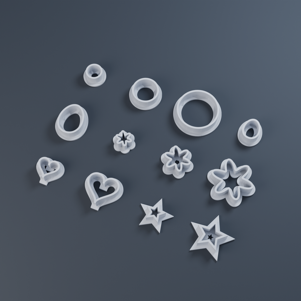 Classic Clay Cutter Set - 25 Shapes