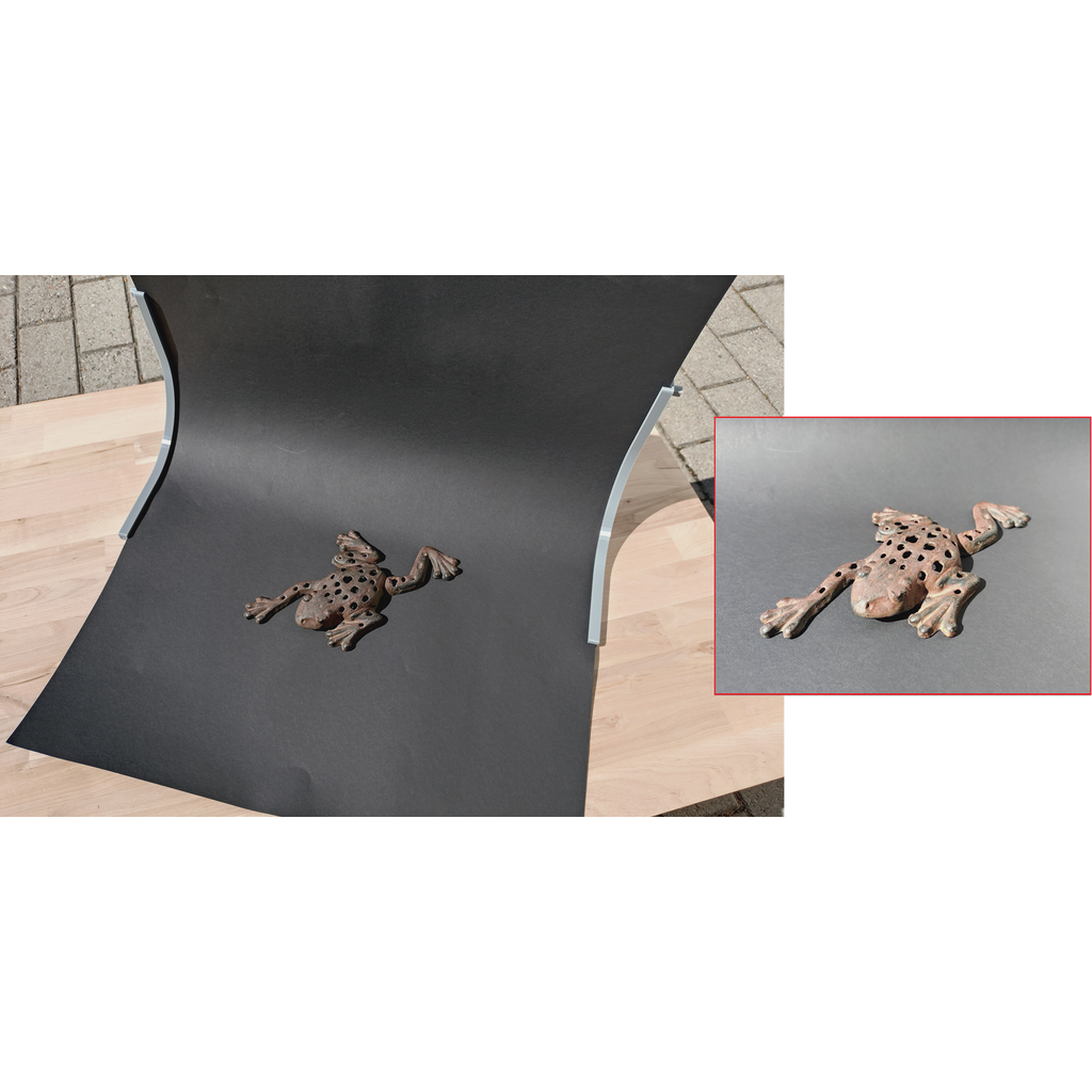Suporte de pano de fundo Infinity Sweep para fotografia de produto