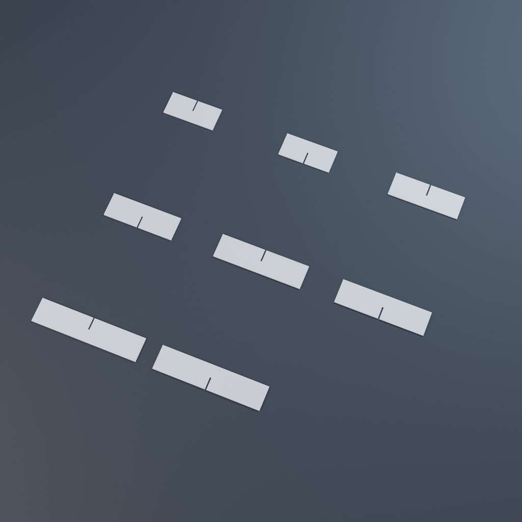 Conjunto divisor de gaveta – 8 painéis interligados
