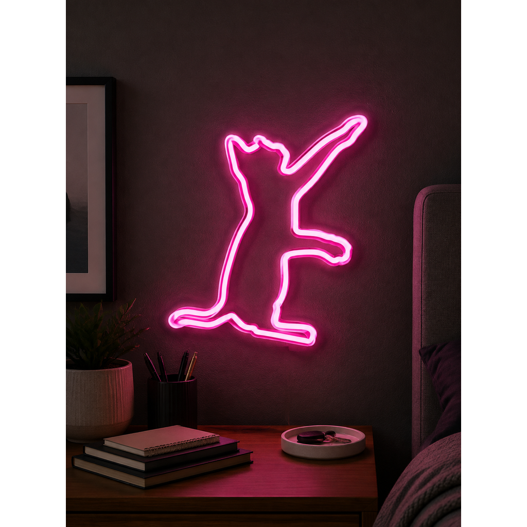 Cat Neon Sign 3D Print STL