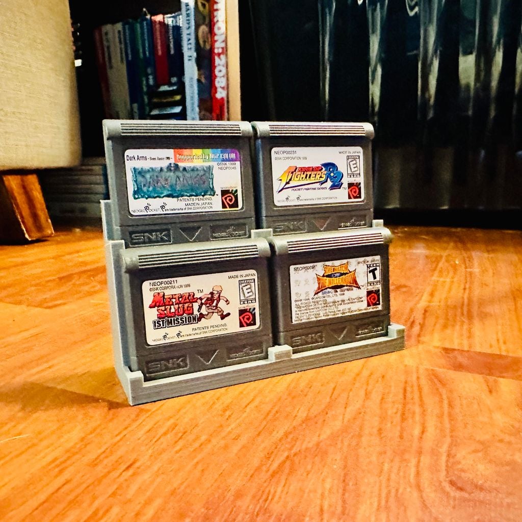 Suportes de exibição de cartucho NEOGEO Pocket Color 4 e 6