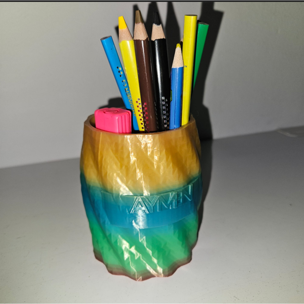Suporte para caneta Wave personalizado – STL grátis e gerador de nome personalizado