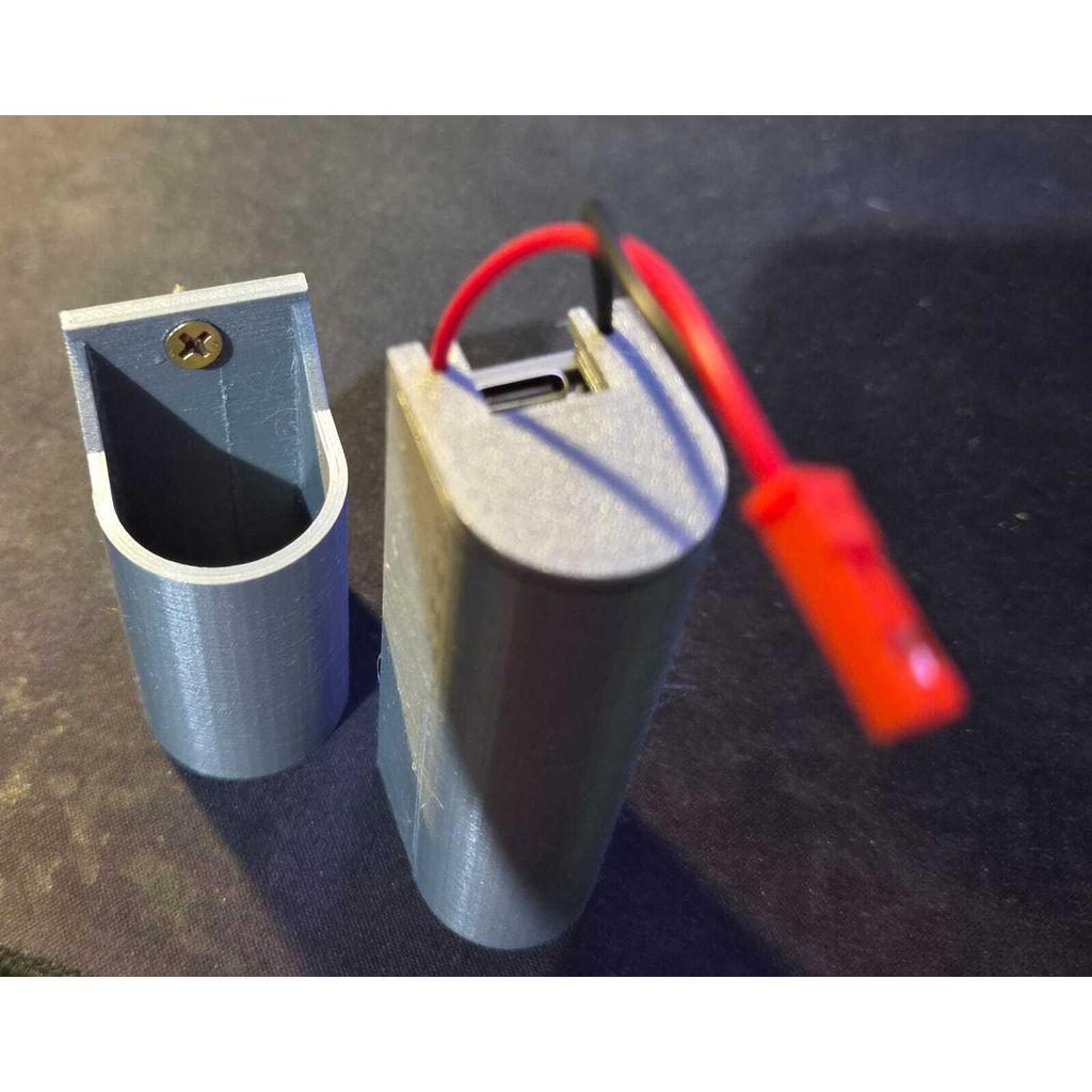 18650 Battery Case with Wall Mount