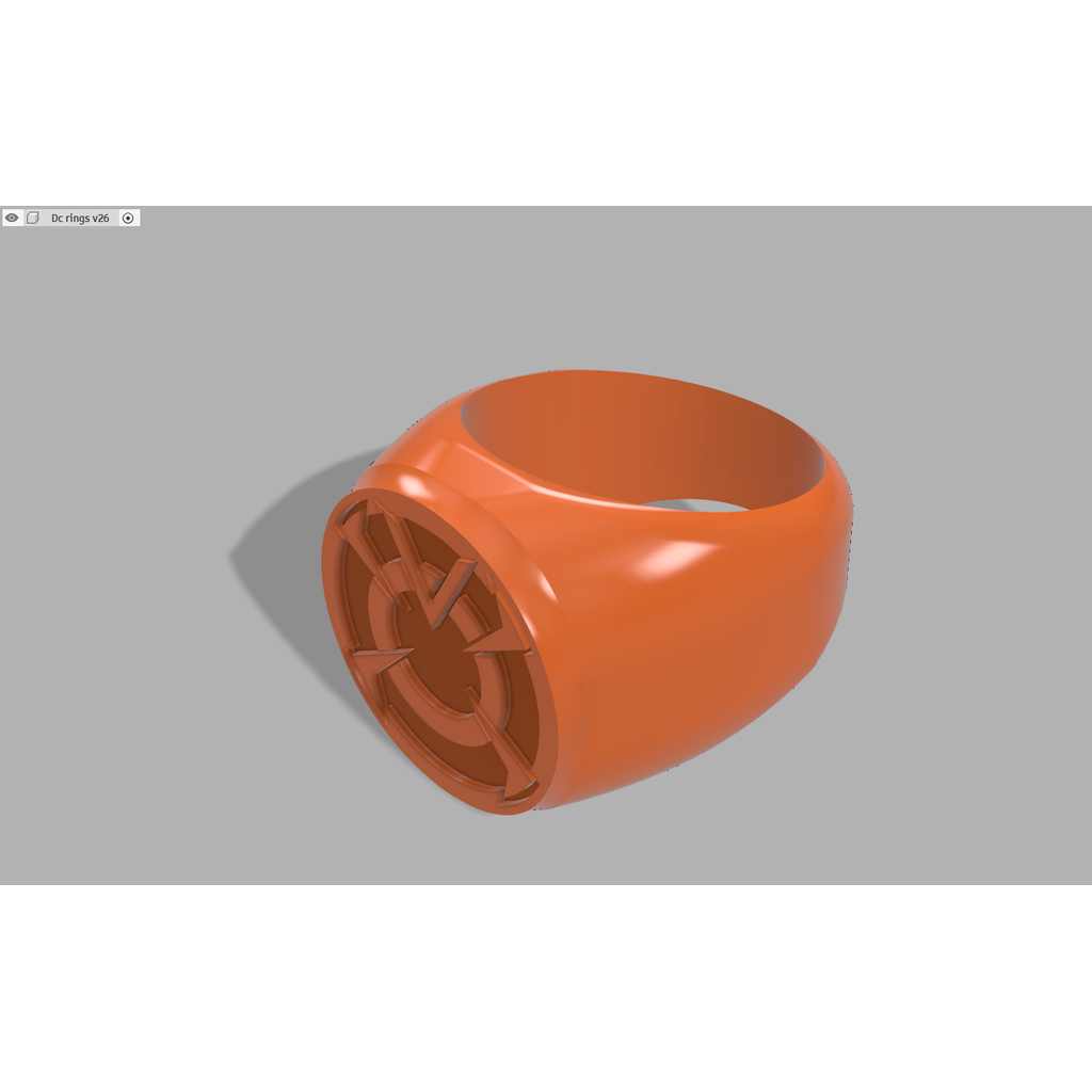 Orange Lantern Ring (Nitro)