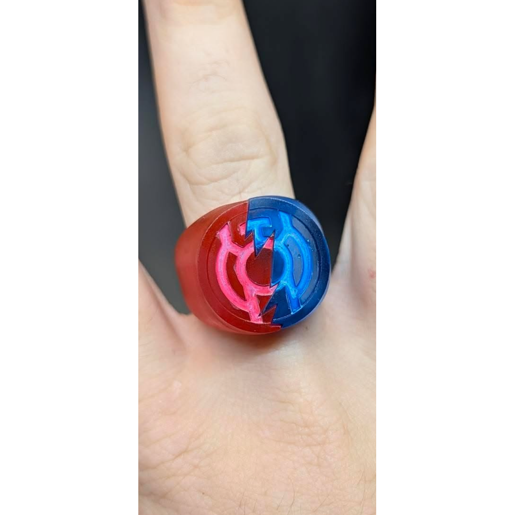 Red Blue Lantern Ring