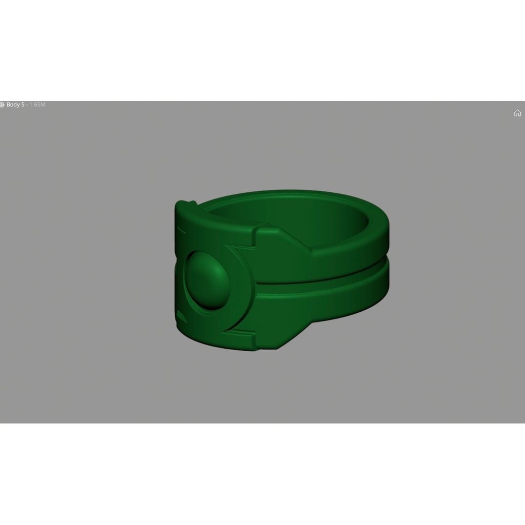 Green Lantern Ring (Sleek)