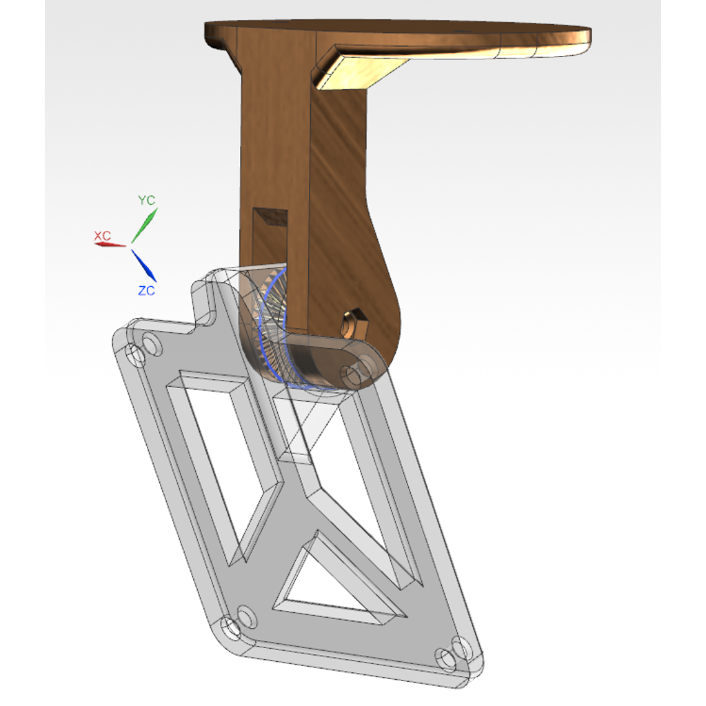 Suporte de monitor Upsidedown Vesa 75x75 - remix