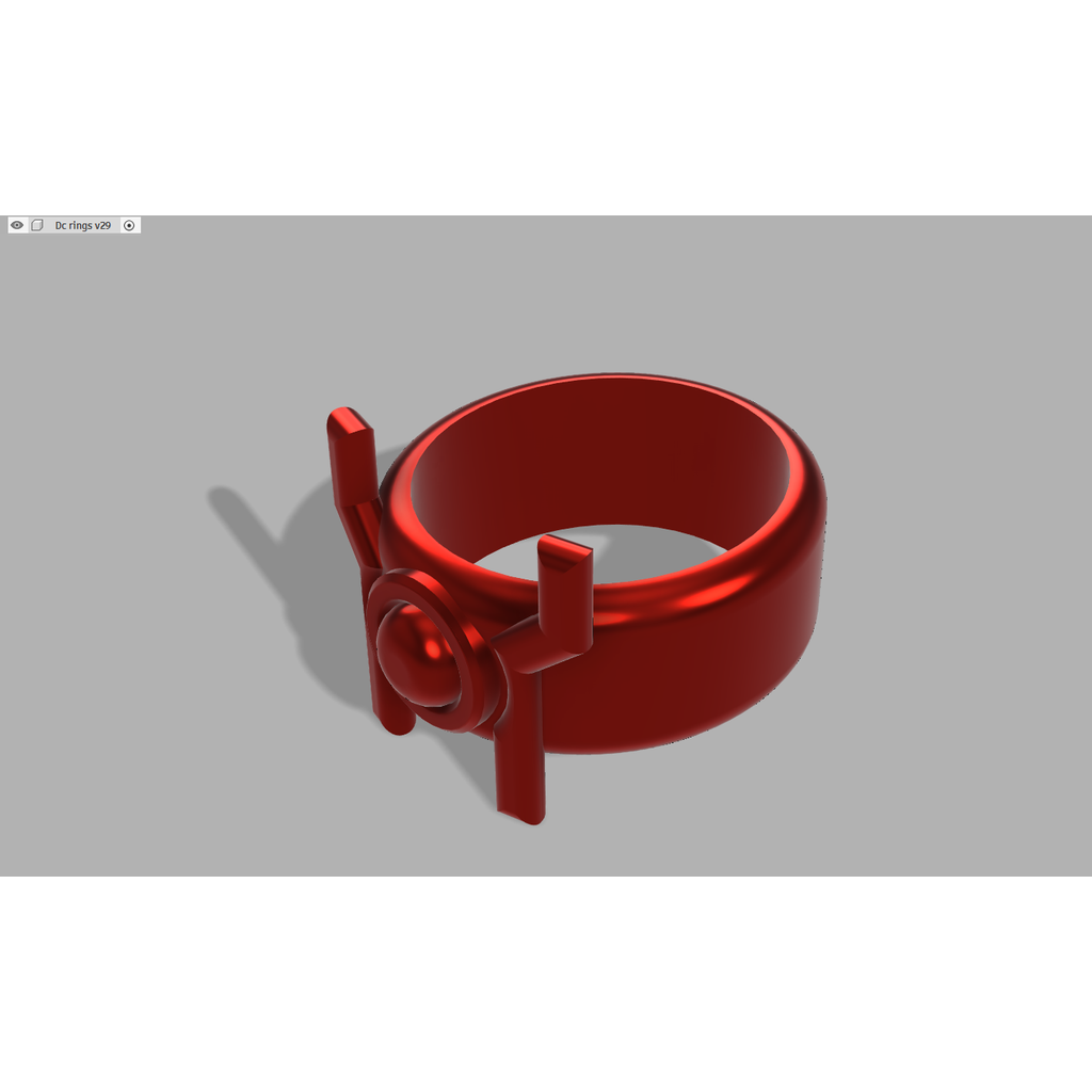 Red Lantern Ring (Subtle)
