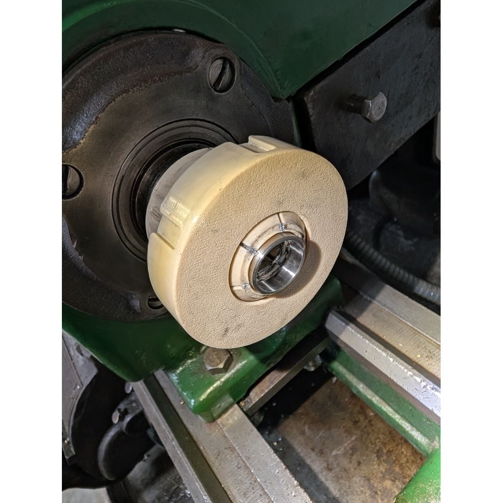 Dispositivo de polimento para fuso de torno 1 1/2 - 8