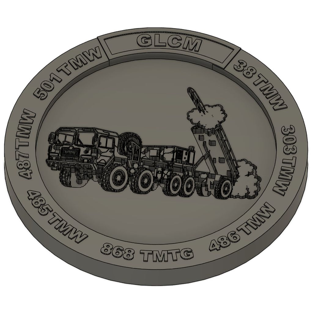 Porta-copo Míssil de Cruzeiro de Lançamento Terrestre da USAF TEL 1