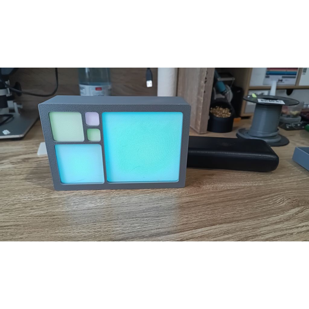 Relógio Fibonacci – Lightbox LED escalável