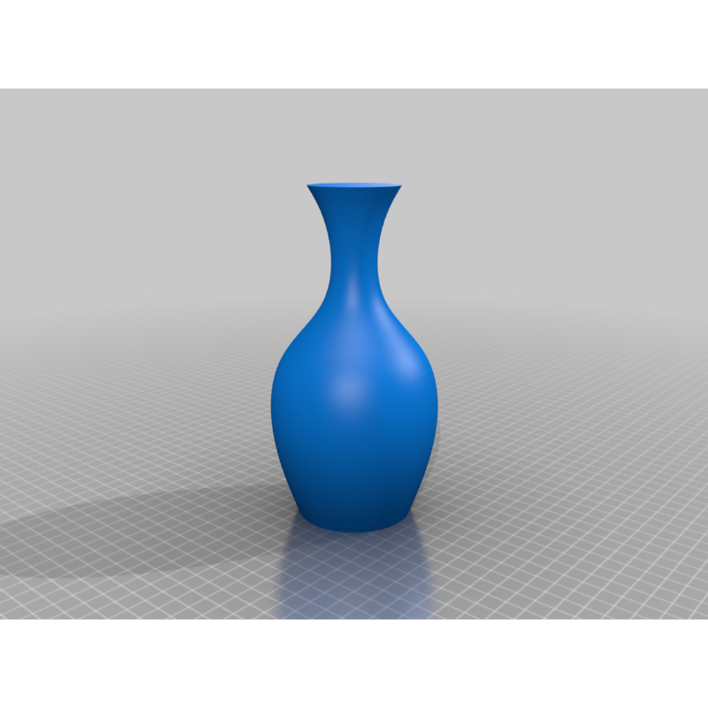 Vaso decorativo impresso em PLA (peça plástica)