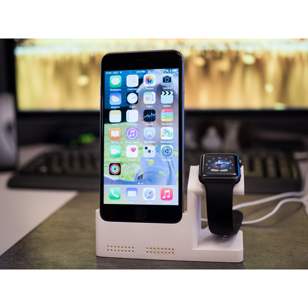 iPhone 6 Plus Dock w/ Integrated Watch Charging Station