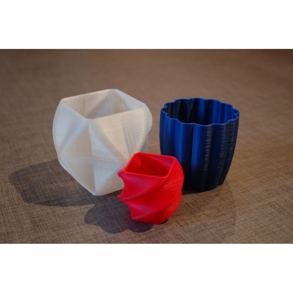 Conjunto de vasinhos e copo impresso em PLA