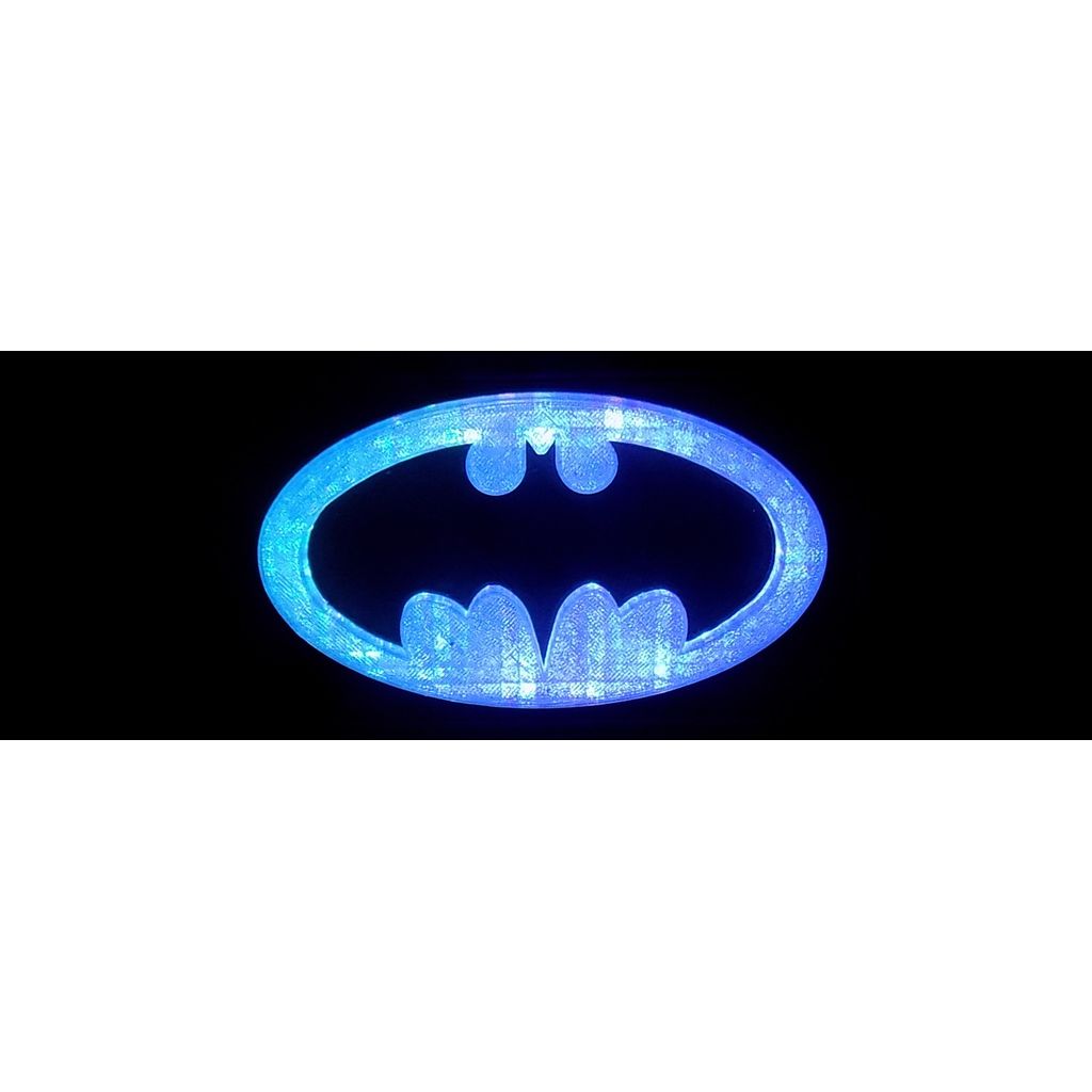 Placa decorativa impressa em 3D - símbolo oval
