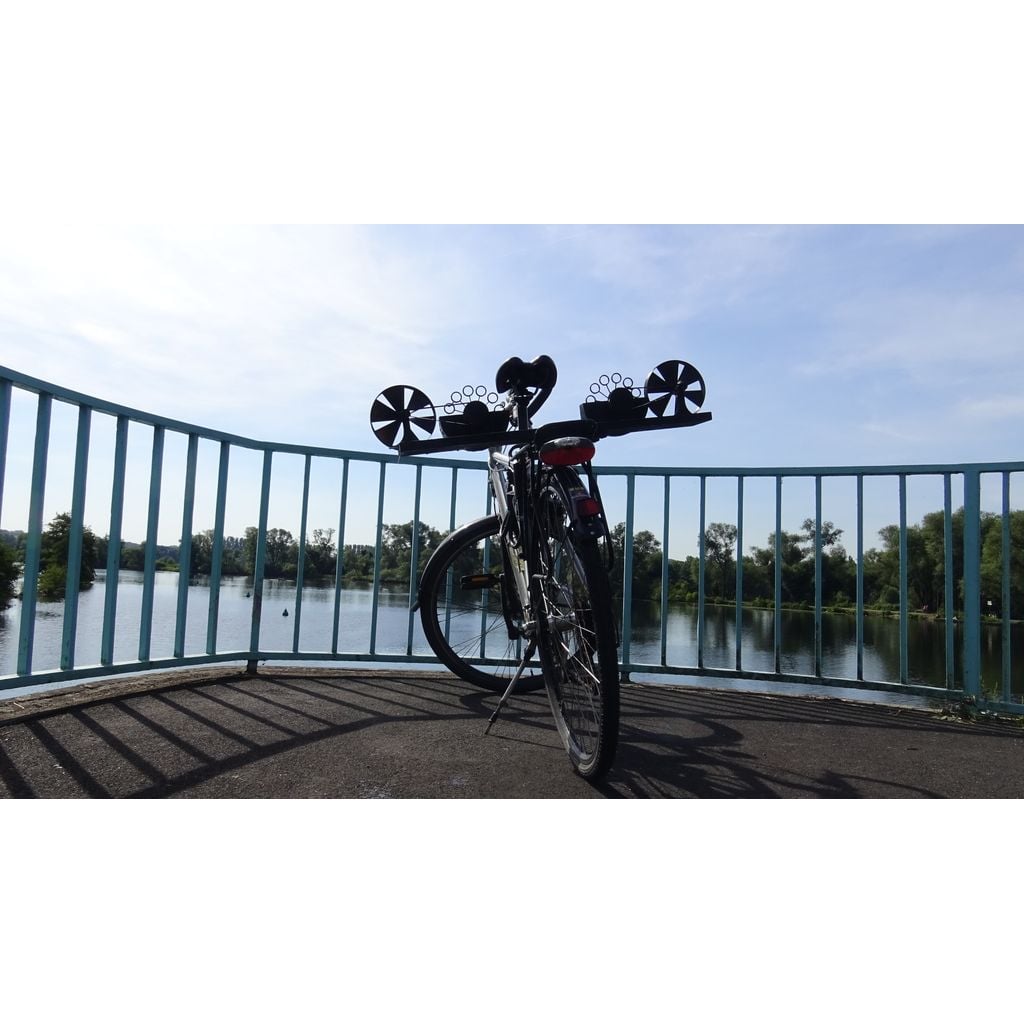 A máquina de bolhas de bicicleta